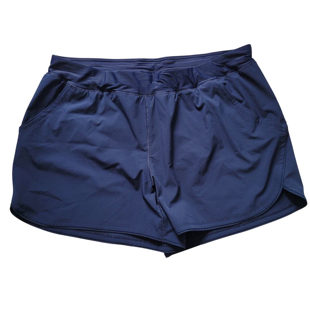 Lands' End Size 26W Women's Plus Size 5" Board Shorts with Panty Summer Vacation